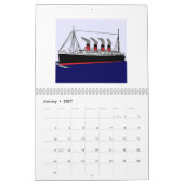 Paquebot France 1912 Calendar Kalender (Jan 2027)