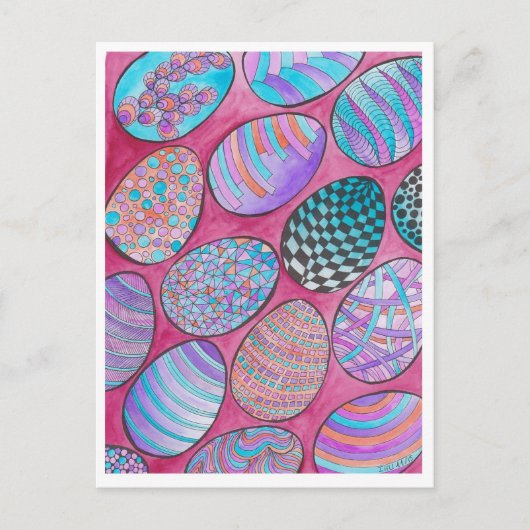 Pâques GraphiZen Briefkaart (Voorkant)