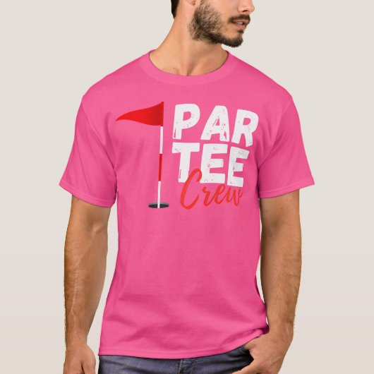 Par Crew Funny Golf Lover Matching Family Golfer D T-shirt (Voorkant)