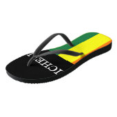 Par de Chinelos Orgulho Gay Rainbow Personalizado Teenslippers (Schuin)