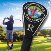 PAR-FECT GRANDDAD Photo Monogram Zwart Golfheadcover