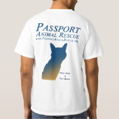 PAR Mannen Basic T-shirt (Achterkant)