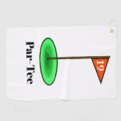 Par-T-shirt 19th Hole Golfhanddoek (Horizontaal)