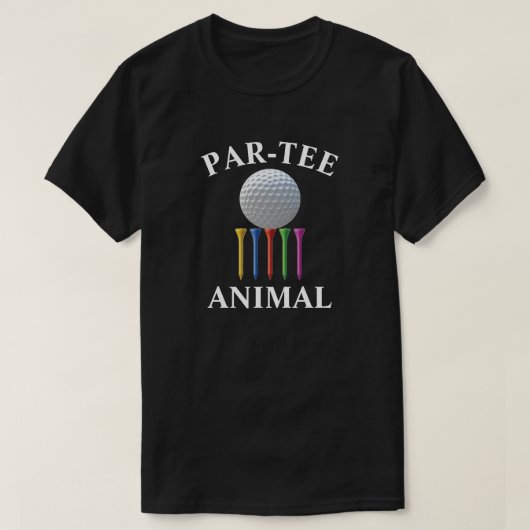 Par-T-shirt Animal Golf T-Shirt (Design voorkant)