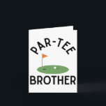 Par T-shirt Brother Funny Golf Verjaardagsfeestje  Kaart<br><div class="desc">Par T-shirt Brother Funny Golf Verjaardagsfeest Familie Matching</div>