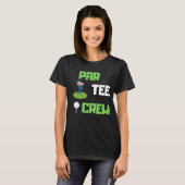 Par T-shirt Crew Squad Golfliefhebber (Voorkant volledig)