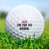 Par T-shirt Dierlijke Golfzin Grappig citaat Golfballen