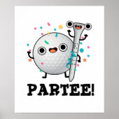 Par-T-shirt Funny Golf Pun Poster (Voorkant)