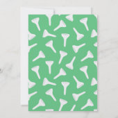 Par-t-shirt Golf 2e Verjaardag Golfen Kaart (Achterkant)