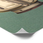 Par-t-shirt Golf Baby shower Welkomstbord Poster (Hoek)