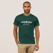 PAR-T-SHIRT Golf Pun Shirt, Donkergroene Golfer T-shirt (Voorkant volledig)