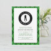 Par T-shirt Golfer Funny Humor Verjaardagsfeestje Kaart (Staand voorkant)