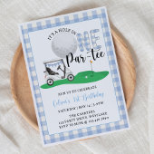 Par-T-shirt| Golfthema Verjaardag | Gat in één | G Kaart