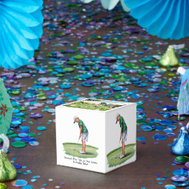 Par-T-shirt op de Green Golf Birthday Bash Bedankdoosjes