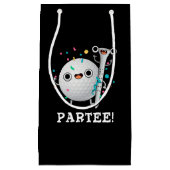 Par-T-shirt schattige Golf Pun Dark BG Klein Cadeauzakje (Voorkant)
