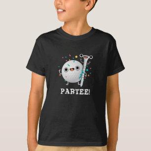 Par-T-shirt schattige Golf Pun Dark BG T-shirt