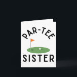 Par T-shirt Sister Funny Golf Verjaardagsfeestje F Kaart<br><div class="desc">Par T-shirt Sister Funny Golf Verjaardagsfeest Familie Matching</div>