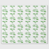 Par T-shirt Tijd Cadeaupapier (Vlak)