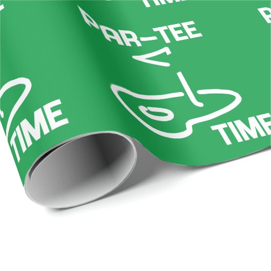 Par-T-shirt Tijd Wit Cadeaupapier (Rol Hoek)