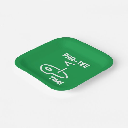 Par-T-shirt Tijd Wit Papieren Bordje (Gebogen)