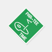 Par-T-shirt Tijd Wit Servet (Hoek)