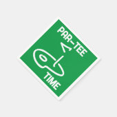 Par-T-shirt Tijd Wit Servet (Hoek)