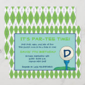 Par-T-shirt Time Boy Kaart (Voorkant / Achterkant)