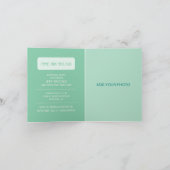 Par-T-shirt Time Golf Thema Foto Verjaardagsuitnod (Binnen)