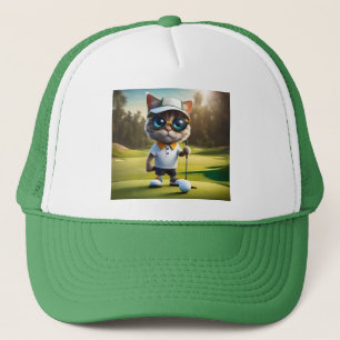 Par-t-shirt Time: The Cool Cat’s Golf Swing! Trucker Pet