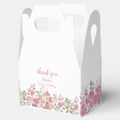 Par-tea Fairy Girl Blush Roze Bloemen Verjaardag Bedankdoosjes (Geopend)