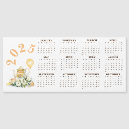 Par-Tea Gele Bloemen 2025 Kalender