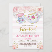 Par-tea, op uitnodiging van een theemeisje. (Voorkant)