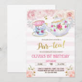 Par-tea, op uitnodiging van een theemeisje. (Voorkant / Achterkant)