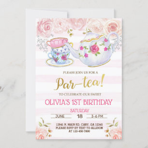 Par-tea, op uitnodiging van een theemeisje.