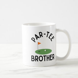 Par Tee Broer Grappige Golf Verjaardagsfeest Famil Koffiemok