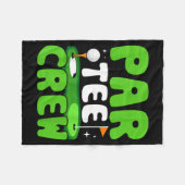 Par Tee Crew Golfplezier Spirit Fleece Deken (Voorkant (Horizontaal))