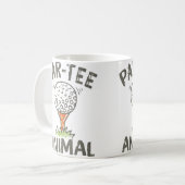 Par Tee Dier Funny Golf Koffiemok (Voorkant links)