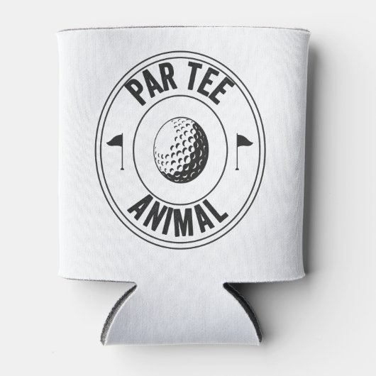 Par-Tee Dierlijk grappig golfen Vader Cadeau Golf  Blikjeskoeler (Voorkant)