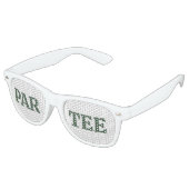 Par-Tee Golf Pun Feest Retro Zonnebril (Gekanteld)