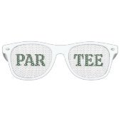 Par-Tee Golf Pun Feest Retro Zonnebril (Voorkant)