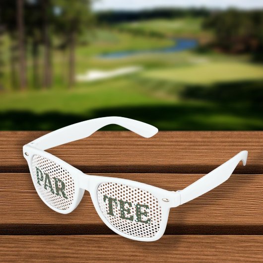 Par-Tee Golf Pun Feest Retro Zonnebril