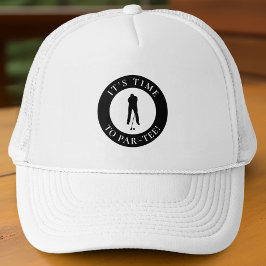 Par Tee Time Funny Men's Golfer For Him Trucker Pet
