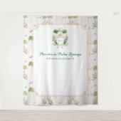 Par-Tee voor de Tee | Fotohokje Achtergrond Wandkleed (Voorkant)