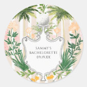 Par-Tee voor de Tee | Golf Bachelorette Weekend Ronde Sticker (Voorkant)