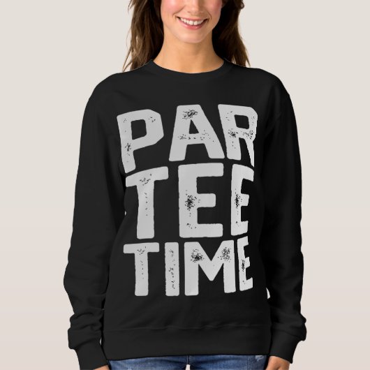 PAR Time Party Leuk Drink Biergolf Golfing Funn Trui (Voorkant)
