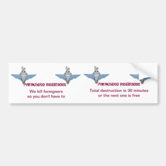 PARA-30 minuten Bumpersticker (Voorkant)