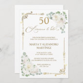 Para 50 Aniversario de Boda Kaart (Voorkant / Achterkant)