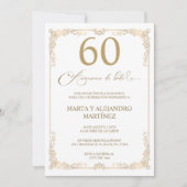 Para 60 Aniversario de Boda Kaart (Voorkant)