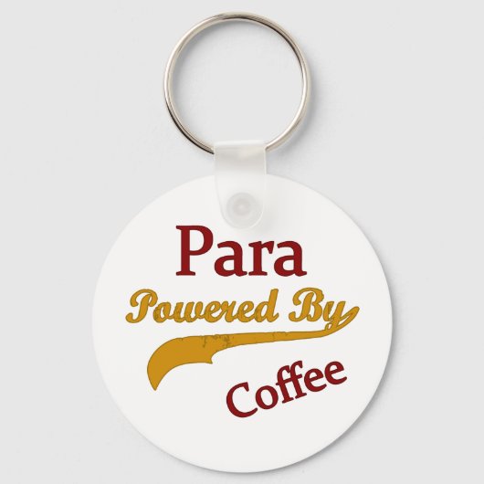 Para aangedreven door koffie sleutelhanger (Voorkant)