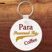 Para aangedreven door koffie sleutelhanger (Voorkant)